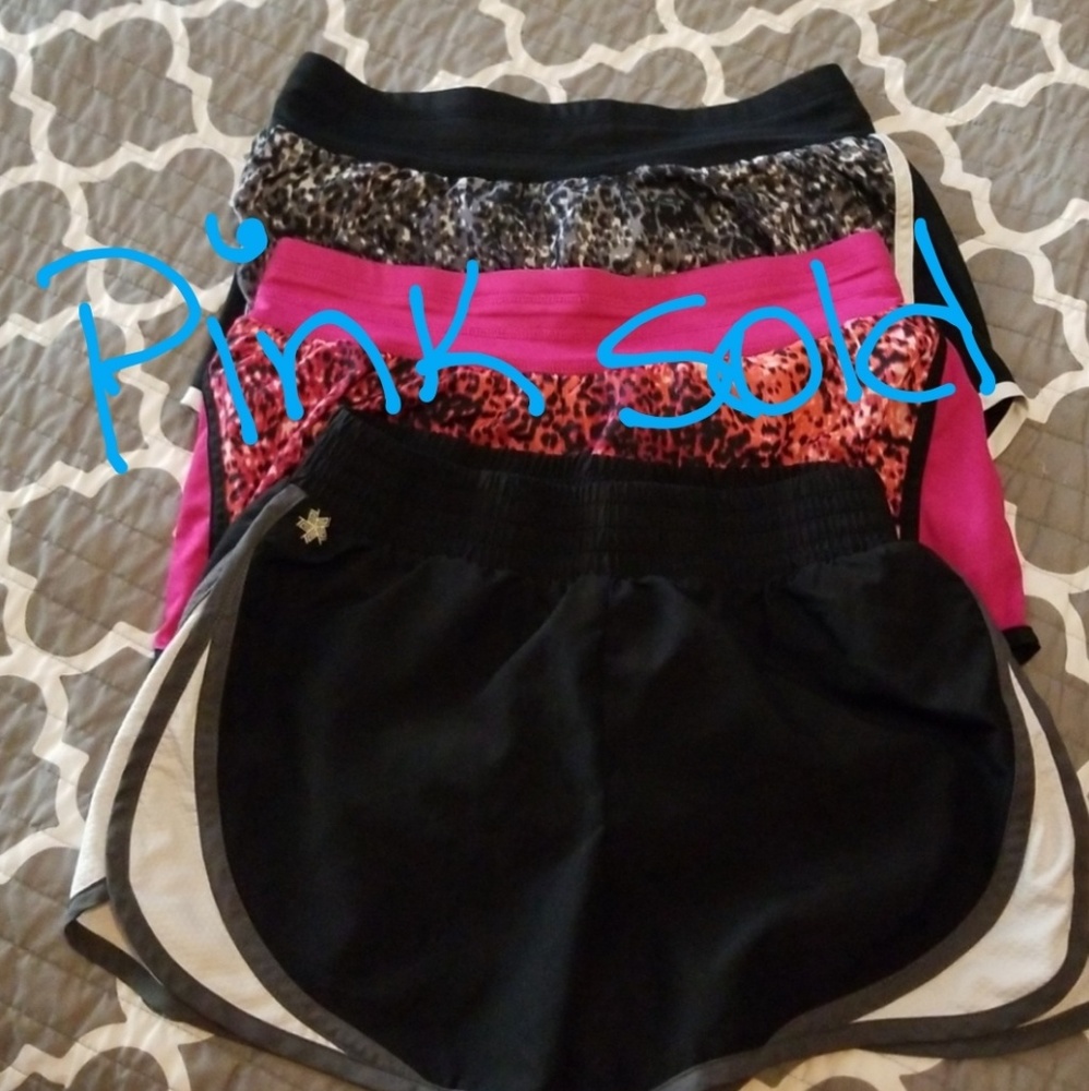 2 pr Tek gear running shorts